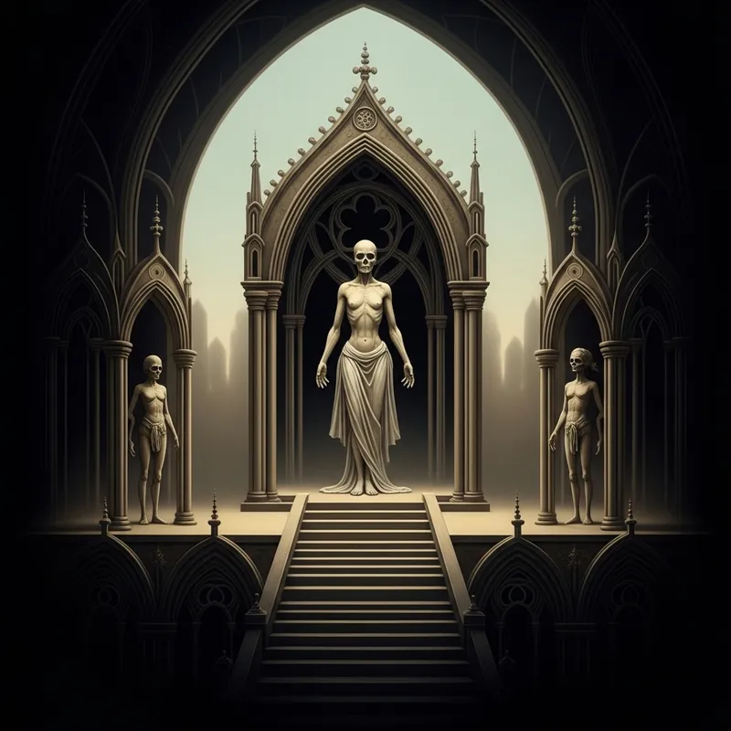 Surrealistic Portrayal of Death | Gothic-Inspired Symbolism