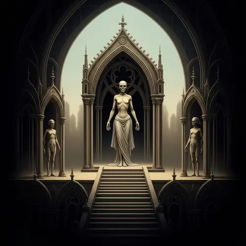Dreamlike Symbolism of Death | Surrealistic Art with Gothic Influences