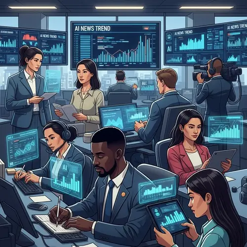 Integrating Artificial Intelligence in Journalism: Diverse Newsroom Hustle