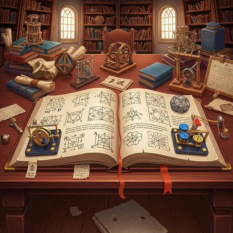 Mathematical Adventure: Riddles in an Ancient Library - Aventura Matemática