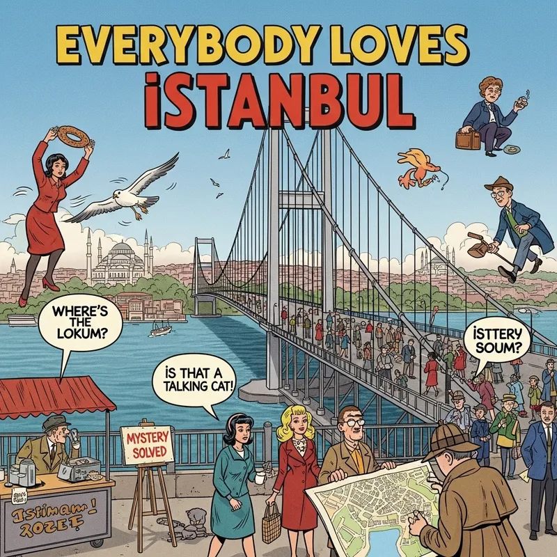 Humorous Album Cover for 'Everybody Loves Istanbul'
