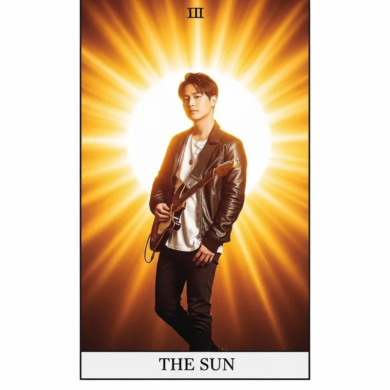 The Sun Tarot Card with Jungkook | Positive Energy The Sun Tarot Card with Jungkook | Positive Energy