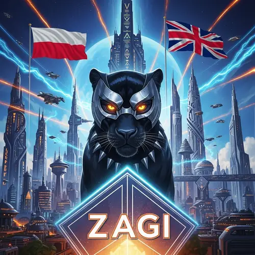 Zagi Movie Cover Inspired by Wakanda | Black Panther, Flags of Poland & Great Britain