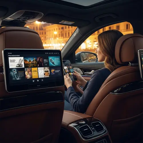 Luxurious Car Advertisement Viewing Experience