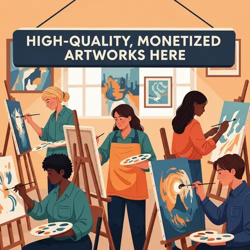 Diverse Artists Create Masterpieces | High-Quality Artworks