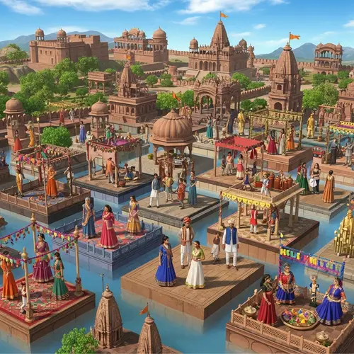 Indian Culture Metaverse: Authentic Representation of Iconic Architecture and Traditional Attires