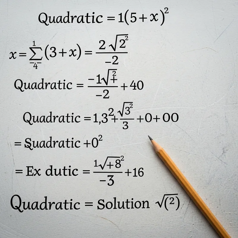 Solving Quadratic Equations: Step-by-Step Exercises Solving Quadratic Equations: Step-by-Step Exercises