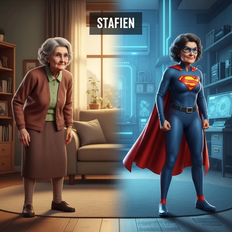DC Granny Transformation | Superhero Comics Inspired Character Rejuvenation