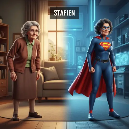 DC Granny Rejuvenation | Superhero Comics Inspired Character Transformation