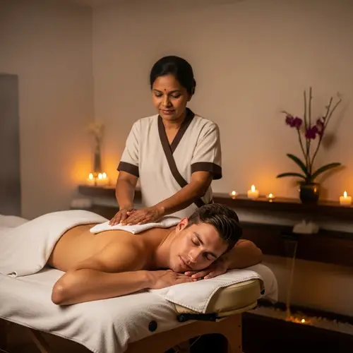 Tranquil Spa Experience: Relaxing Massage in Serene Ambiance
