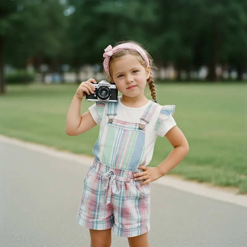 Playful Child Portraiture | Vintage Film Camera Photography