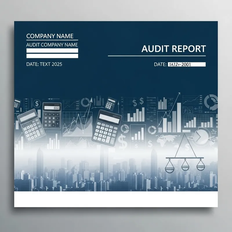Audit Report Cover Design | Accounting Templates & Elements
