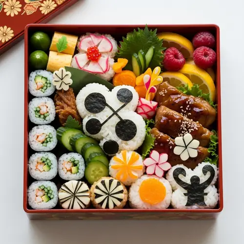 Japanese Bento Box: Exquisite Artwork of Vibrant Traditional Food