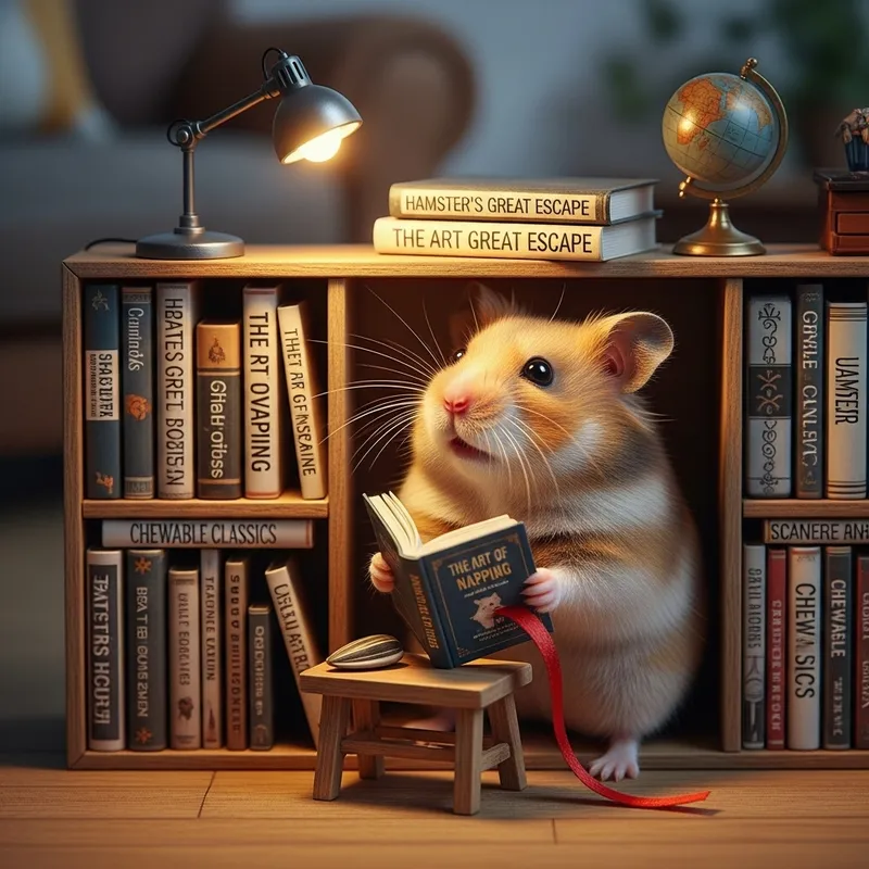 Charming Little Hamster - Adorably Cute