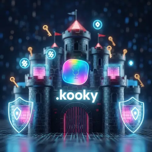 Fortified Castle: Secure Online Presence | .kooky Domain - Web3 Colors