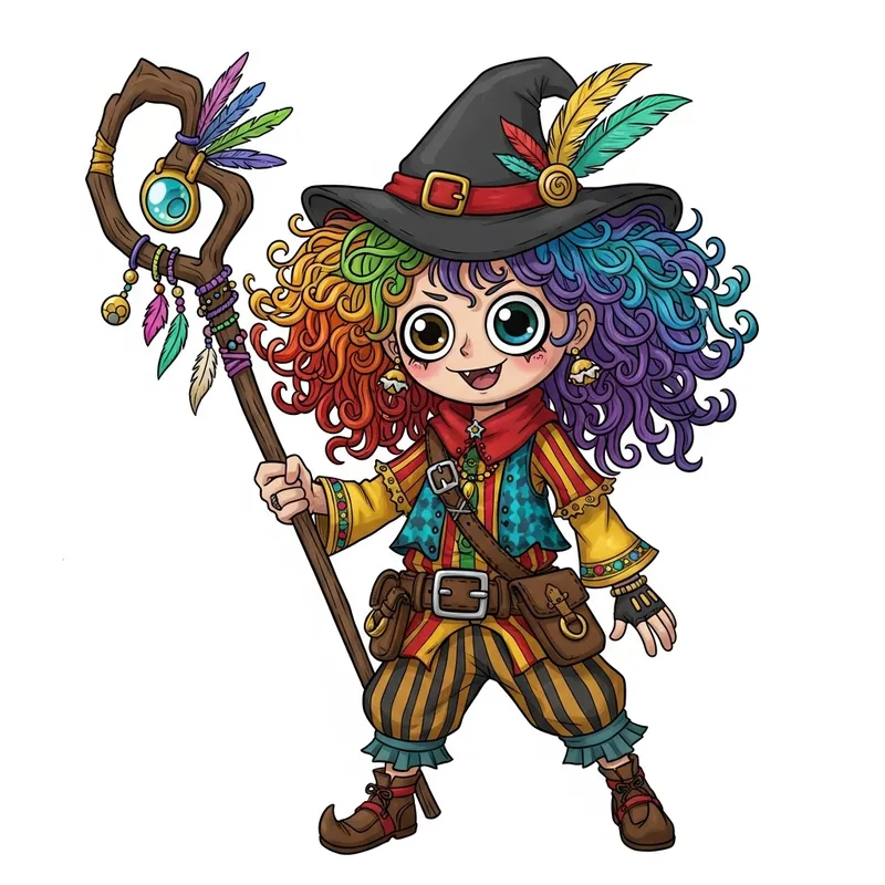 Hagi Wagi: The Colorful Mischief Maker