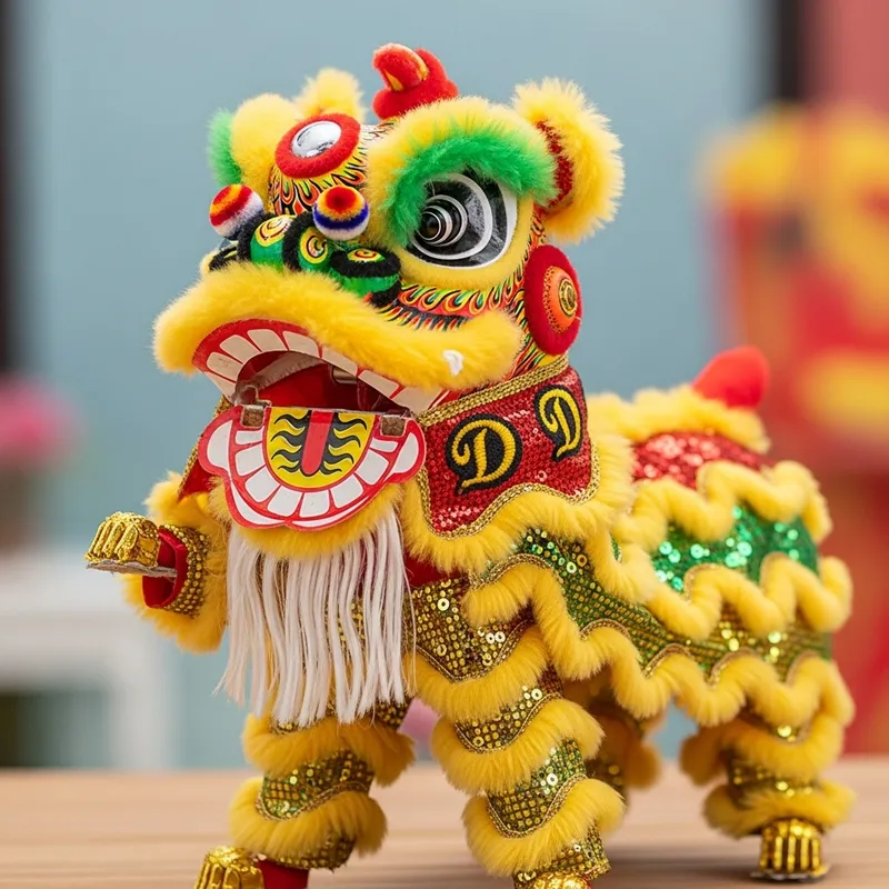 Vibrant Miniature Barongsai - Colorful D Design