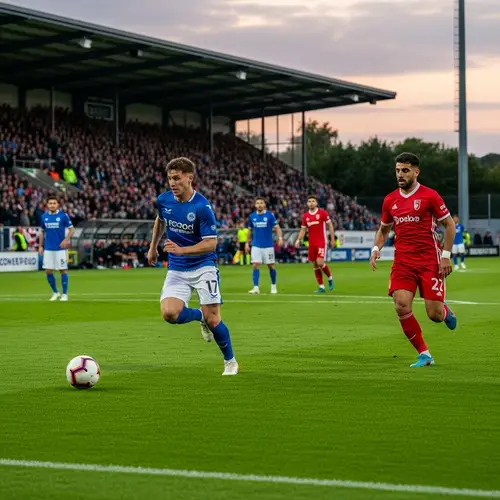 Dynamic Football Match in Action | Sporting Scene Photography