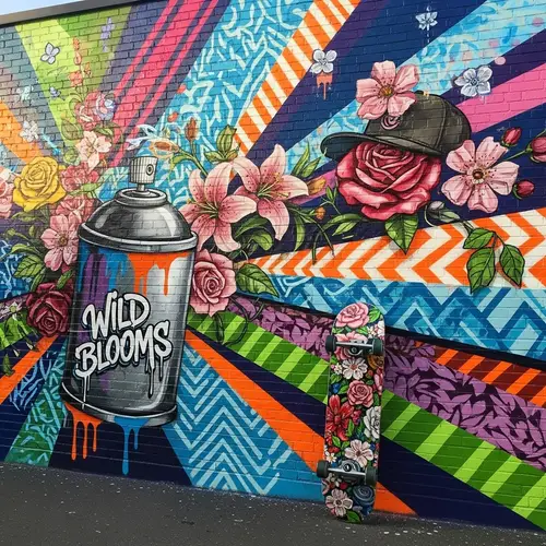 Floral Motifs and Street Culture Design