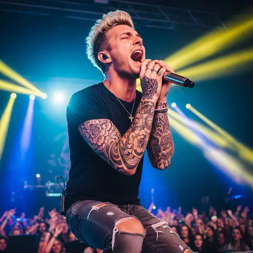 Justin Bieber: Passionate Performance on Concert Stage | Online Portfolio