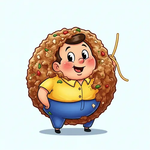 Character Fusion: Animated Character Merged with a Meatball