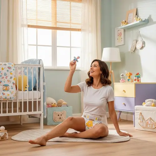 Joyful Moments in a Colorful Nursery