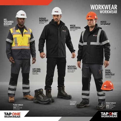 Tap One Workwear Catalogue | Hi-Vis Vests, Work Boots & More
