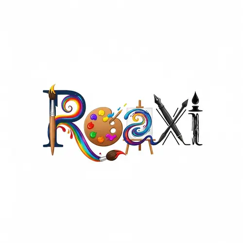 Roaxi - Creative Art Logo Design | Customized Artistic Brand Emblem