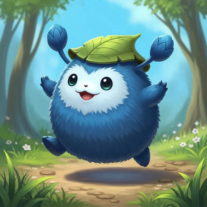 Meet the Adorable Blue-Furred Pokémon