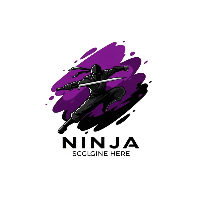 PEEPX Ninja Logo Design | Bold Typography & Mysterious Aura