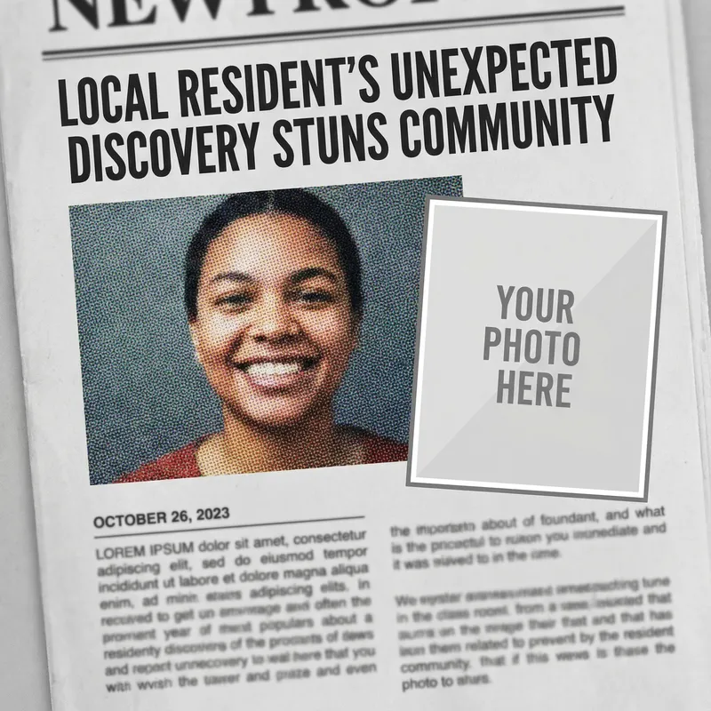 Fake News Article Featuring Your Photo