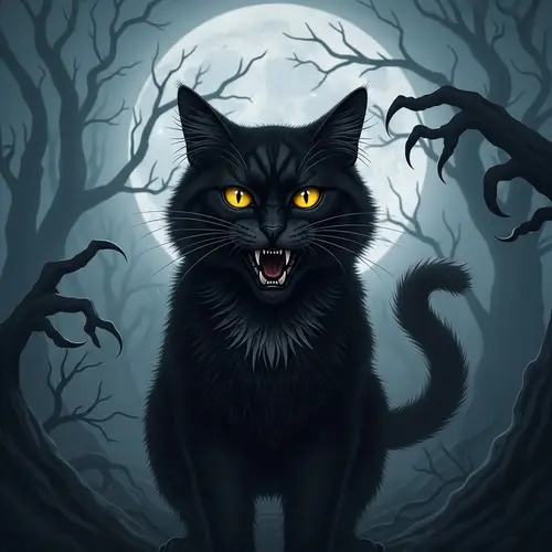 Scary Cat: Halloween-Themed Feline Horror