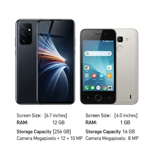 Smartphone Comparison: Modern vs. Older Models