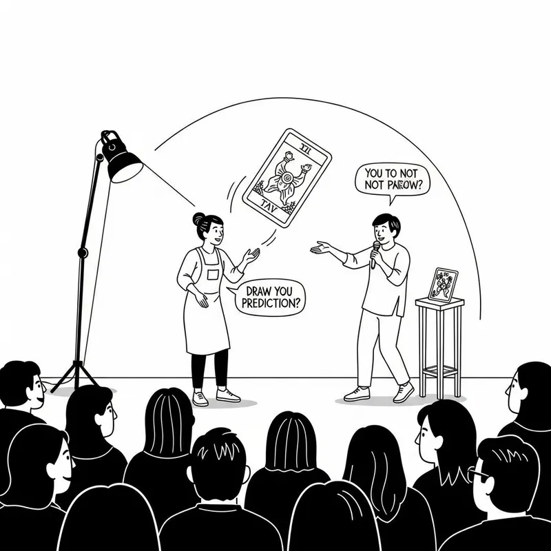 Minimalist Tarot Comedy Show - Interactive Improvised Humor Minimalist Tarot Comedy Show - Interactive Improvised Humor