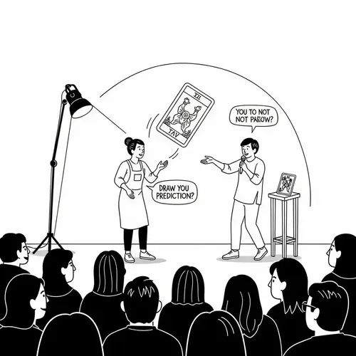 Interactive Comedy Tarot Show - Funny Improvised Predictions