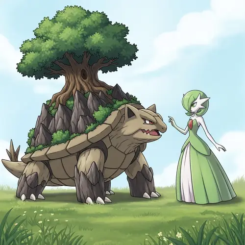 Torterra vs Gardevoir: Epic Fantasy Showdown