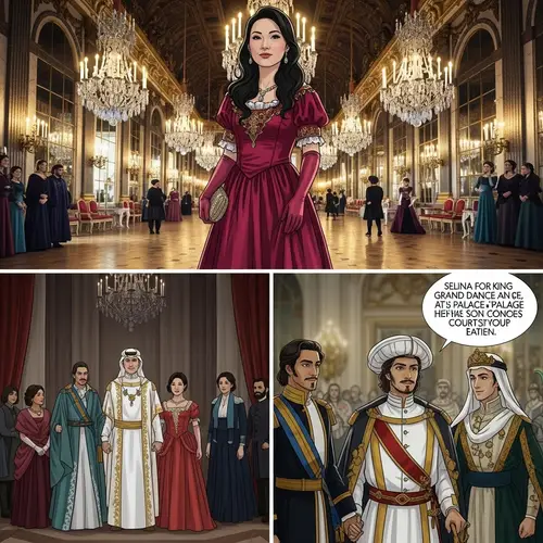 Selina's Stealthy Escape from the Royal Dance