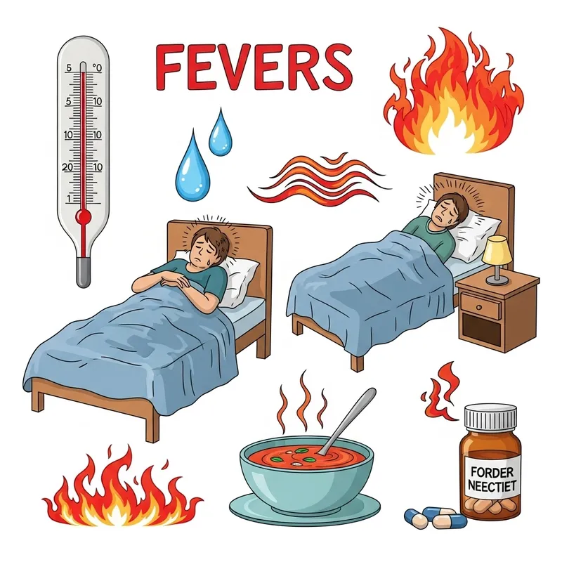 Symbolic Depictions of Fevers: Exploring Abstract Concepts