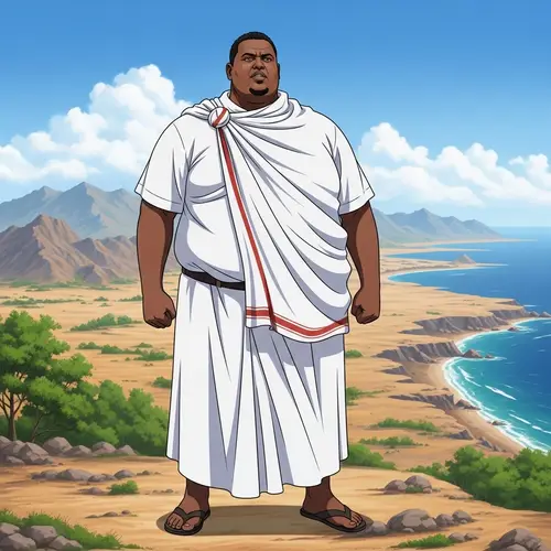 Somali Man in Traditional Attire | Strong & Proud Under Bright Sky