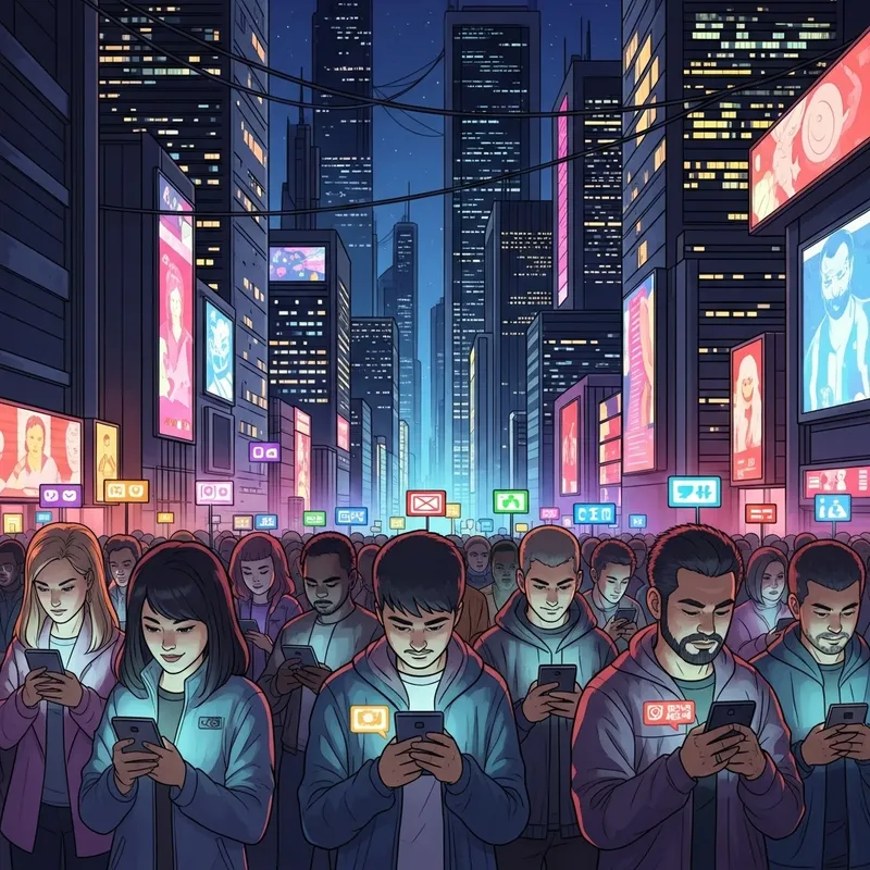 Vibrant Cyberpunk Cityscape: Online World Energy & Connectivity Vibrant Cyberpunk Cityscape: Online World Energy & Connectivity