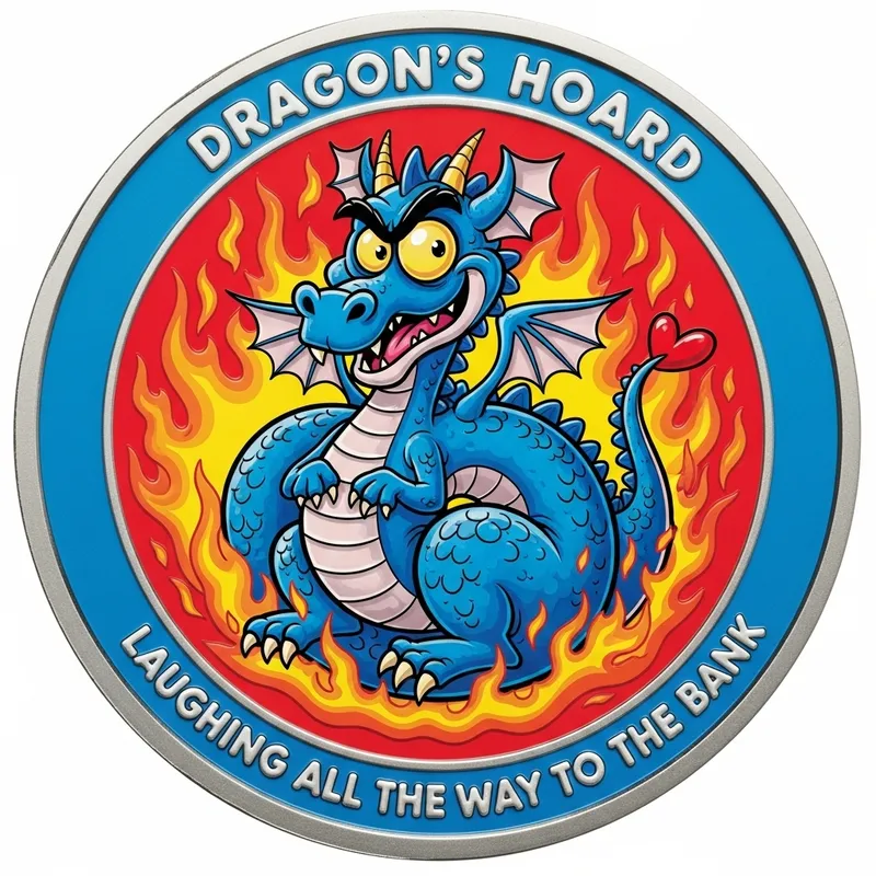 Strikingly Unique Dragon Joke Coin Cover Image | Eye-Catching Design Strikingly Unique Dragon Joke Coin Cover Image | Eye-Catching Design