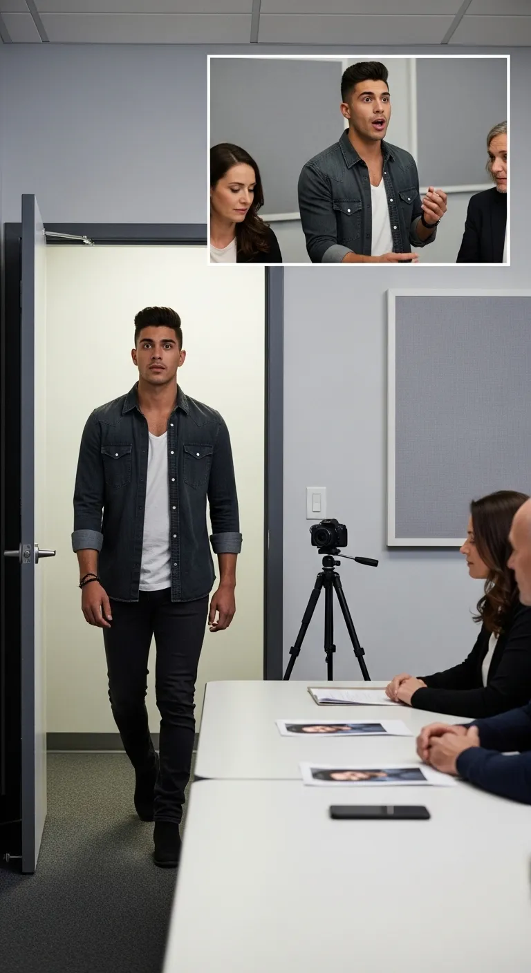 Passionate Young Hispanic Actor Auditions for Netflix Wednesday