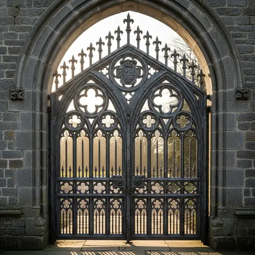 Gothic Style Metal Gate | Exquisite Architectural Design