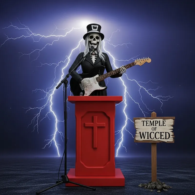 Enigmatic Temple of Wicced - Red Pulpit Lightning Serenade Enigmatic Temple of Wicced - Red Pulpit Lightning Serenade