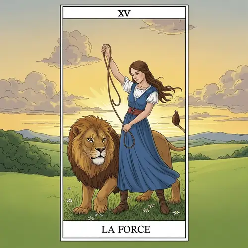 La Force Tarot Card: Inner Strength and Power