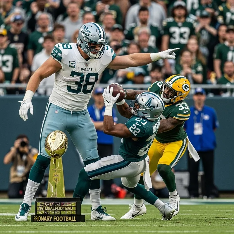 NFL Dallas Cowboy Tosses NFL Philadelphia Eagle into Trinity River