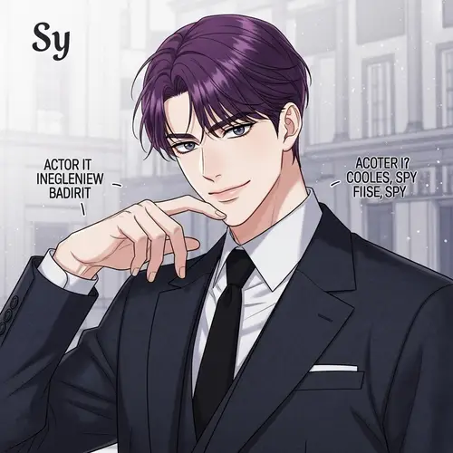 Sy - Korean Manhwa Character Sheet: Actor & Spy at 20
