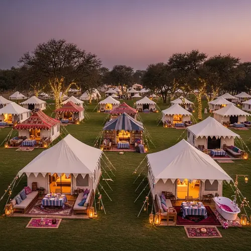 Luxury Tents Experience in Enchanting Meadow | Glamping Retreat