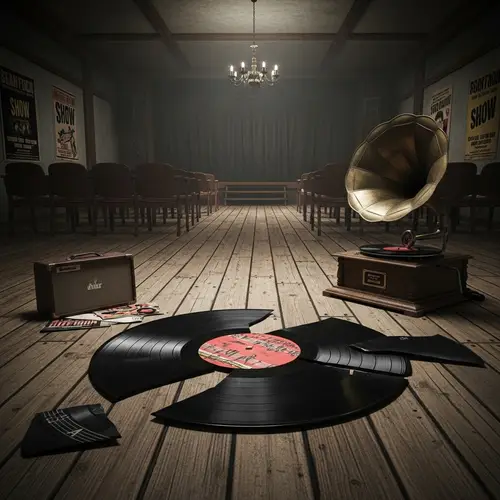 Broken Song | Melancholic Vinyl Record Scene