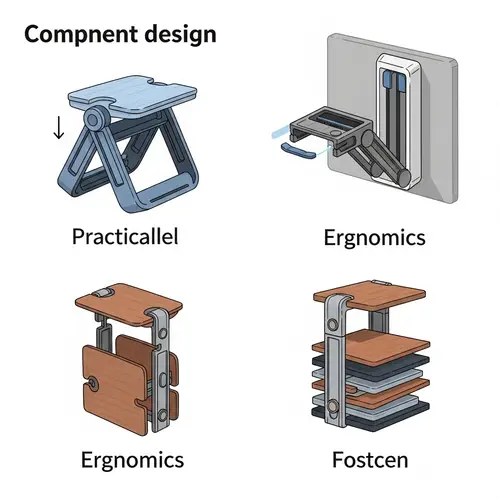 Compact and Convenient Design for Furniture and Gadgets